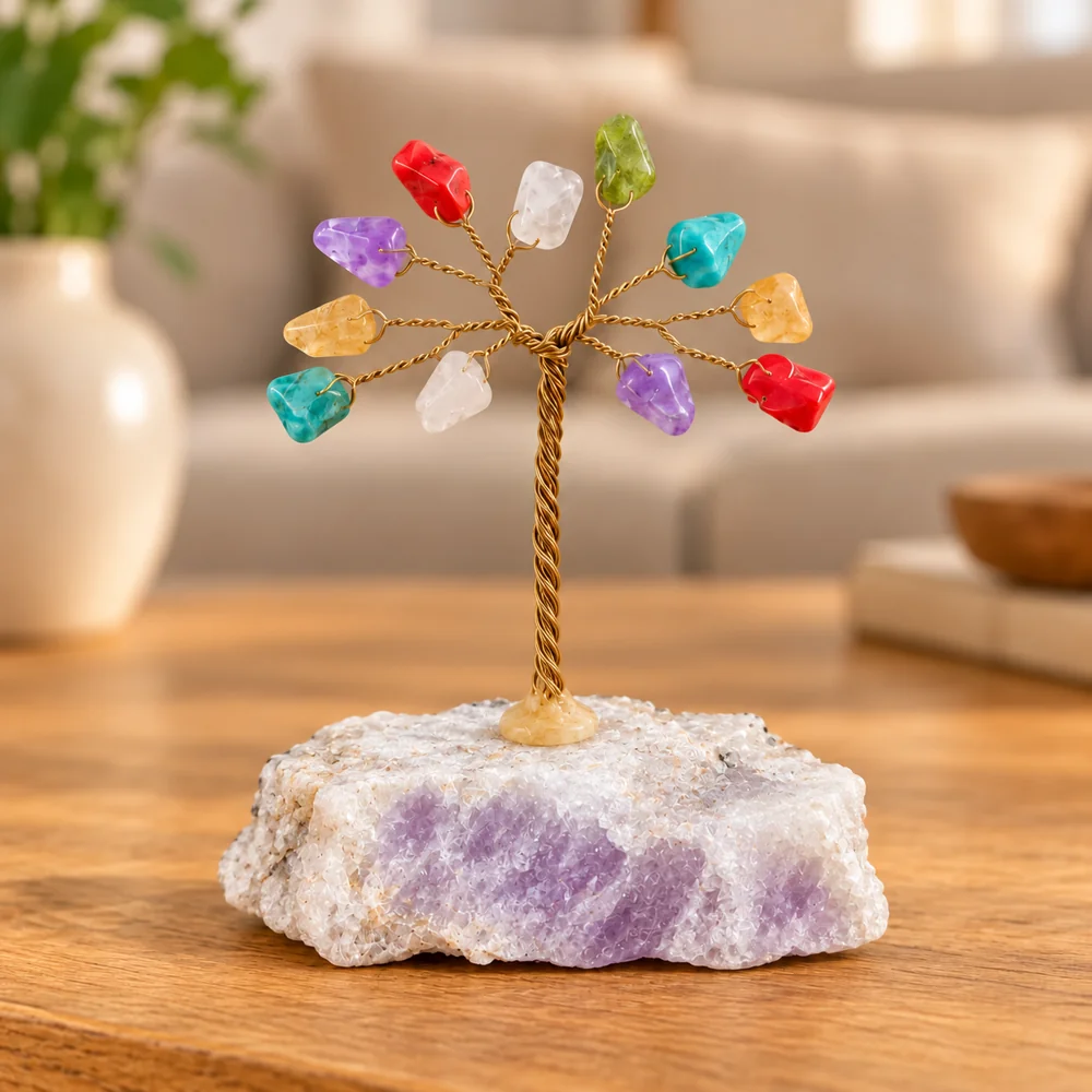 Arbolito de Árbol multicolor en un ambiente decorativo